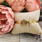 Hammered Cuff Bracelet 3 Way Medal Bracelet Weisinger Designs