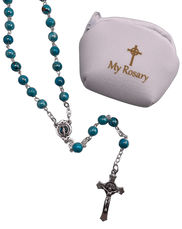 Sister Dulce Gift Shop, Catholic Store, Religious Store, Handmade Rosary With Pouch