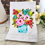 Handpainted Tea Towels Pink home accessories Trade Cie LLC