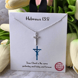 Hebrews 13:8 Jesus Christ is the same... Necklace Necklace Good Feelings