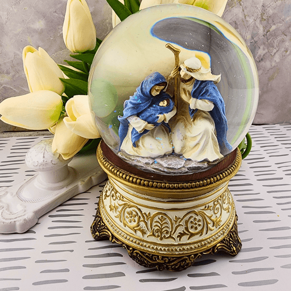 Sister Dulce Gift Shop. Catholic Store, Religious Store, Catholic Christmas, Religious Christmas, Holy Family Musical Snowglobe
