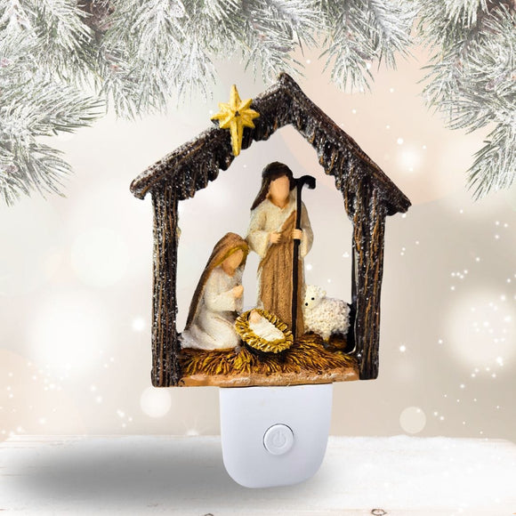 Holy Family Night Light Accessory Raz Imports