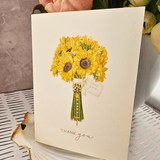 I Said a Rosary for You Prayer Cards Thank You Daisy Rosary Card Rosaries Novena Cards