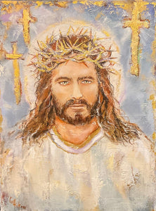 Sister Dulce Gift Shop, Catholic Store, Catholic Original Art, Original Jesus Painting, Original Jesus Painting