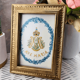 Jeweled Artwork - Sacred Treasures Ave Maria - 6 x 8 Art Sacred Treasures