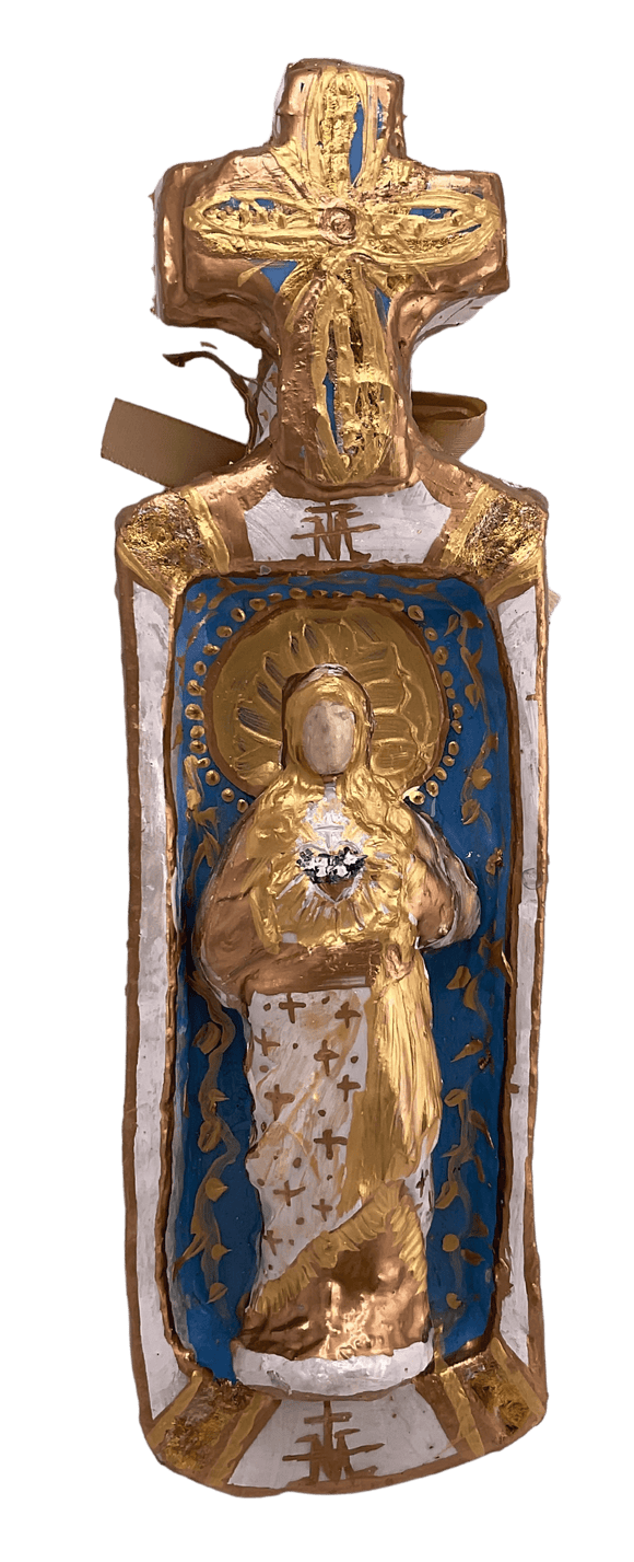 La Coeur Imaculee Marian Casting Art Prayers on the Side