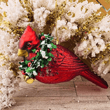 Large Cardinal Ornament Christmas Decor, Ornaments 180Degrees