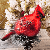 Large Cardinal Ornament Christmas Decor, Ornaments 180Degrees