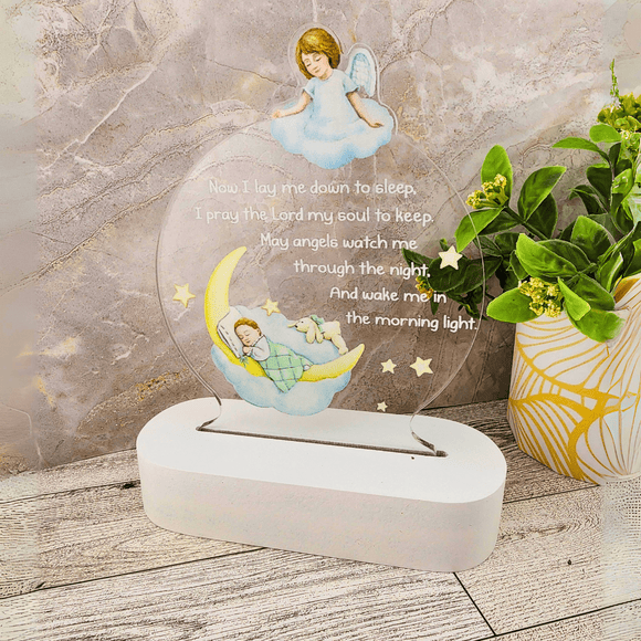 LED Sweet Dreams Acrylic Nightlight Baby Gifts Roman