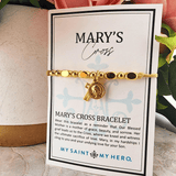 Little Saints Bracelets Mary's Cross Bracelet My Saint My Hero