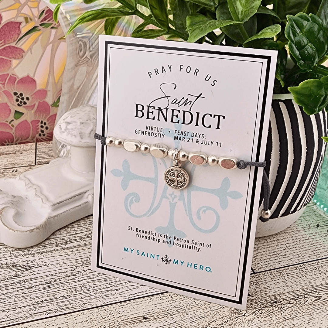 Little Saints Bracelets Saint Benedict Bracelet My Saint My Hero