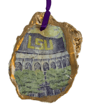 LSU Oyster Shell Christmas Ornaments Tiger Stadium Ornament Parker Madison