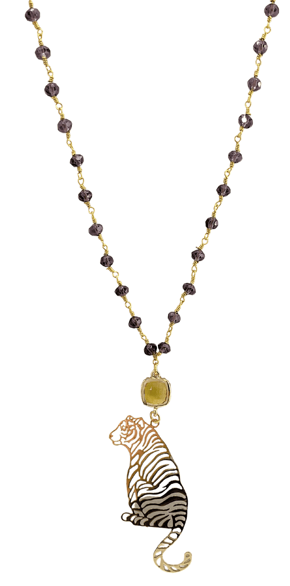 Tri Colour Tiger Necklace – Jana Reinhardt Ltd