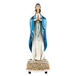 Sister Dulce Gift Shop, Catholic Store,  Catholic Statue, Mary Statue, Madonna Musical Figurine, Mary Musical Figurine