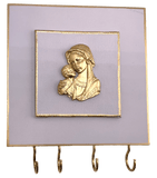Sister Dulce Gift Shop, Catholic Gift Shop, Rosary Hanger, Artowrk, Madonna and Child