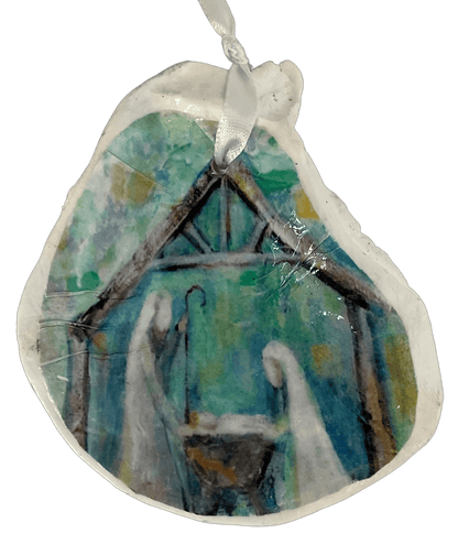 Sister Dulce Gift Shop, Catholic Store, Religious Store,  Nativity Oyster Ornament