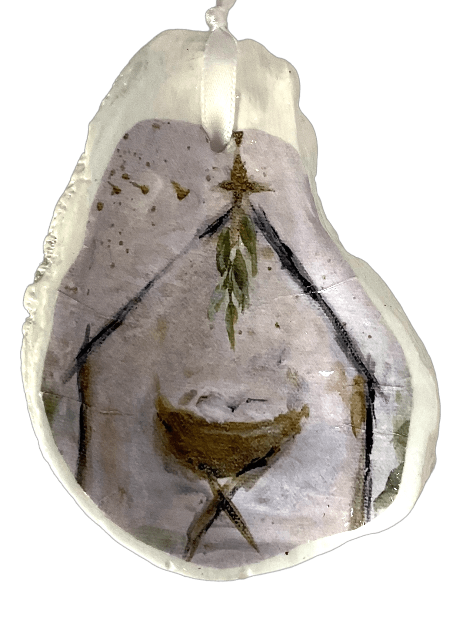 Sister Dulce Gift Shop, Catholic Store, Religious Store,  Manger Oyster Ornament