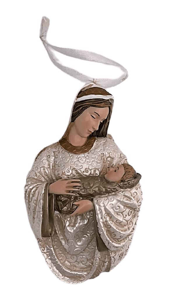 Sister Dulce Gift Shop, Catholic Store, Catholic Christmas, Catholic Ornament, Religious Ornament, Mary and Jesus Ornament
