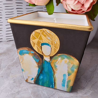 Mini Candle And Container Angel of Light Candles Hedge Farm