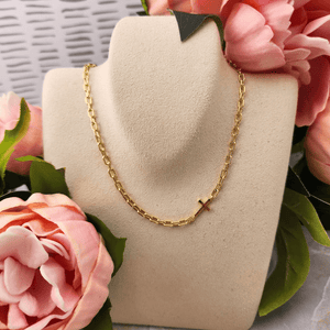 Mini Chain Breaker Necklace (gold Vermeil) Earrings, Necklace Rizen