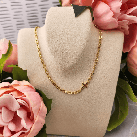 Mini Chain Breaker Necklace (gold Vermeil) Earrings, Necklace Rizen
