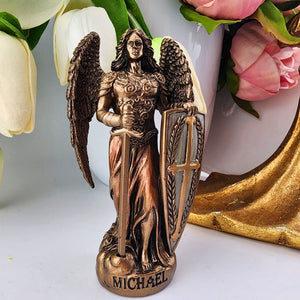 Mini St. Michael Of Justice Statue Unicorn Studio Inc