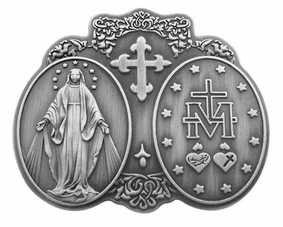 Sister Dulce Gift Shop, Catholic Store,  Miraculous Medal Visor Clip, Religious Visor Clip