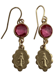Sister Dulce Gift Shop, Catholic Store, Catholic Jewelry, Catholic Earrings, Miraculous Medal Earrings