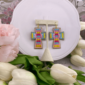 Sister Dulce Gift Shop, Catholic Store, Religious Store, Catholic Jewelry, Religious Jewelry, Cross Earrings