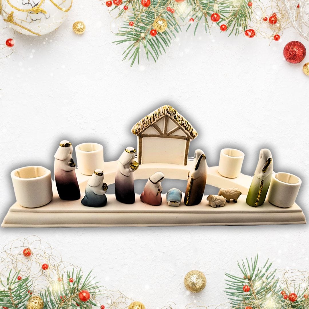 Sister Dulce Gift Shop. Catholic Store, Religious Store, Catholic Christmas, Religious Christmas, Nativity Advent Candle Holder
