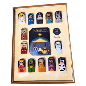 Nativity Finger puppet set Children's Gifts CA Gift / Abbey Gift