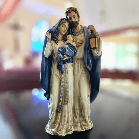 Navy Holy Family Statue Statue Roman Gifts