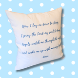 Now I Lay Me Down to Sleep Pillow Home Decor Jen Culotta Faithful Designs