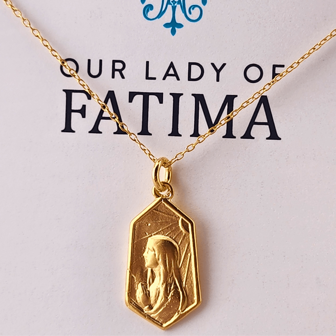 Sister Dulce Gift Shop, Catholic Store, Religious Store, Catholic Jewelry, Religious Jewelry, Our Lady of Fatima Necklace