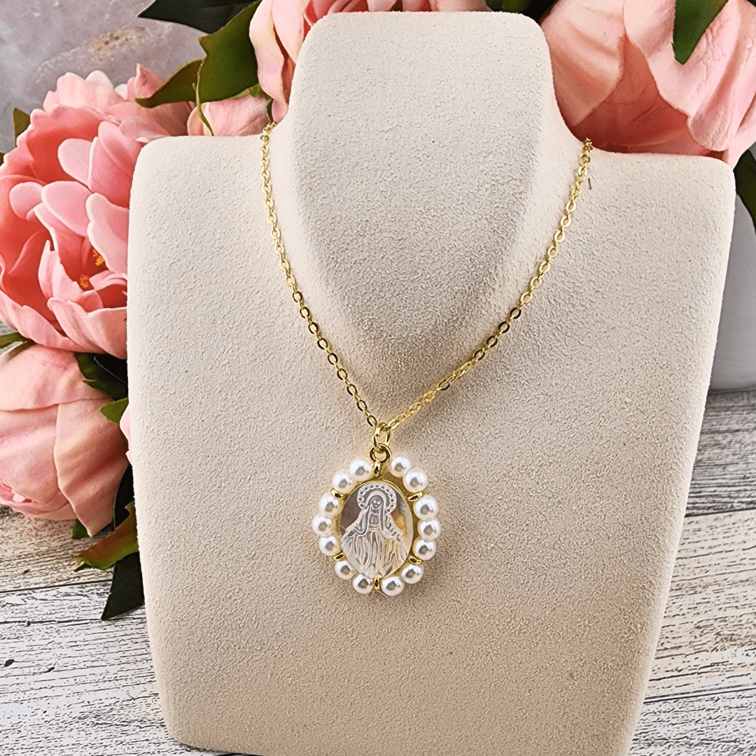 Sister Dulce Gift Shop. Catholic Store, Religious Store,  Catholic Jewelry, Religious Jewelry, Our Lady of Grace Necklace