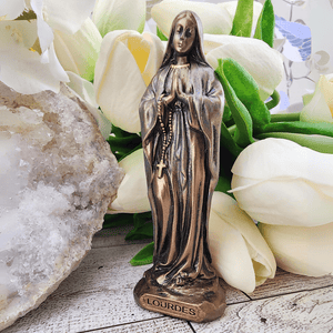 Our Lady of Lourdes Mini Statue Statue Unicorn Studio Inc