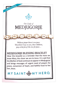 Our Lady of Medjugorge Prayer Bracelet Bracelet My Saint My Hero