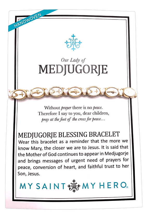 Our Lady of Medjugorge Prayer Bracelet Bracelet My Saint My Hero