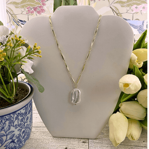 Pearl Pendant Necklace Necklace Canvas