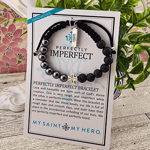 Perfectly Imperfect Bracelet for Men Bracelet My Saint My Hero