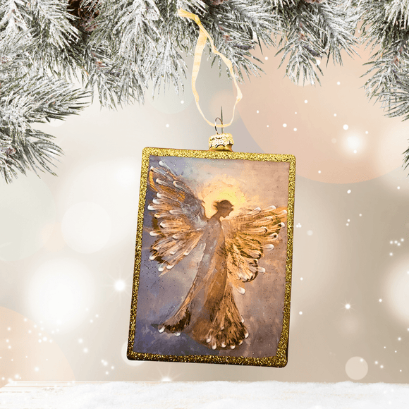 Rectangle Angel Ornament Ornament Raz Imports
