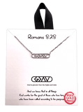 Sister Dulce Gift Shop, Catholic Store, Religious Store, Catholic Necklace, Religious Necklace, Romans 8:28, God is Greater Than The Highs and Lows Necklace 