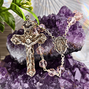 Rose Crystal Vienna Rosary Rosary Christian Brands