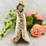 Sister Dulce Gift Shop, Shepherds Staff, Religious Store, Cypress Springs Mercedarian Prayer Center, Sacred Treasures Mary Statue Pink Roses