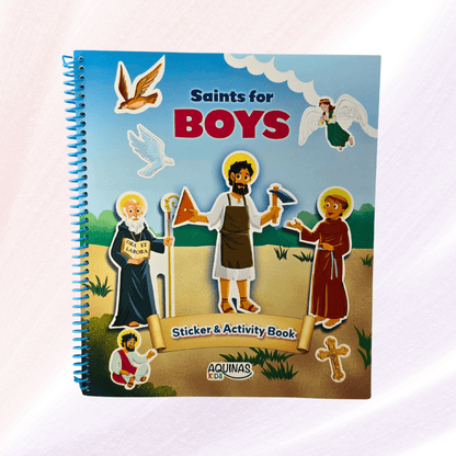 Saints Activity Book Saints for Boys Books Christian Brands