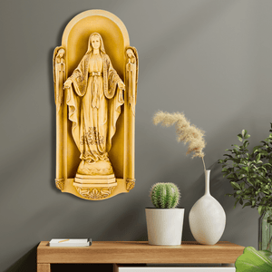 San Benedetto Our Lady of Grace Plaque Sculptures & Statues Christian Brands