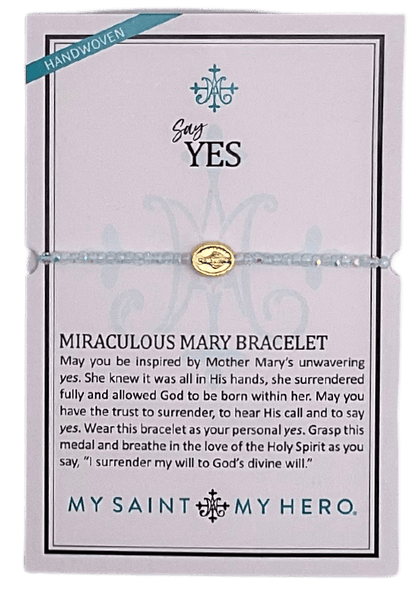 Sister Dulce Gift Shop, Catholic Store, Catholic Bracelet, Miraculous Mary Bracelet