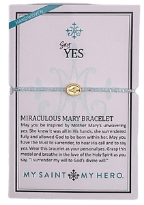 Sister Dulce Gift Shop, Catholic Store, Catholic Bracelet, Miraculous Mary Bracelet