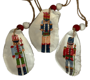Set of 3 Nutcracker Christmas Ornament Oyster Set Ornament Parker Madison