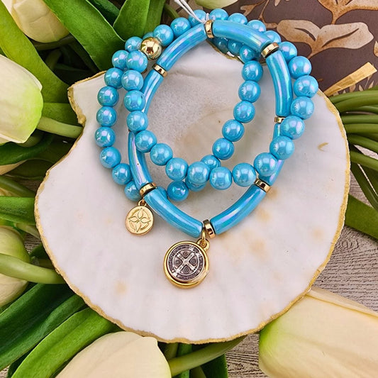 Sister Dulce Gift Shop. Catholic Store, Religious Store, Catholic Jewelry, Religious Jewelry, Bracelets With St. Benedict Medal
